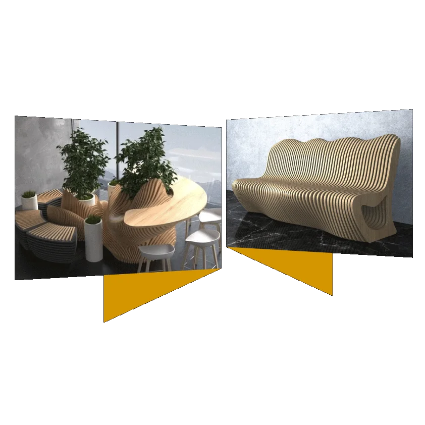 CNC Furniture: Modern and precise design.