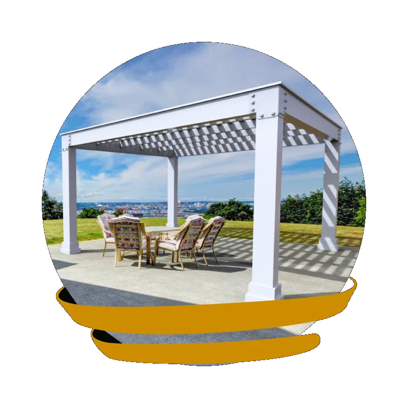 Discover the beauty of a custom made pergola.