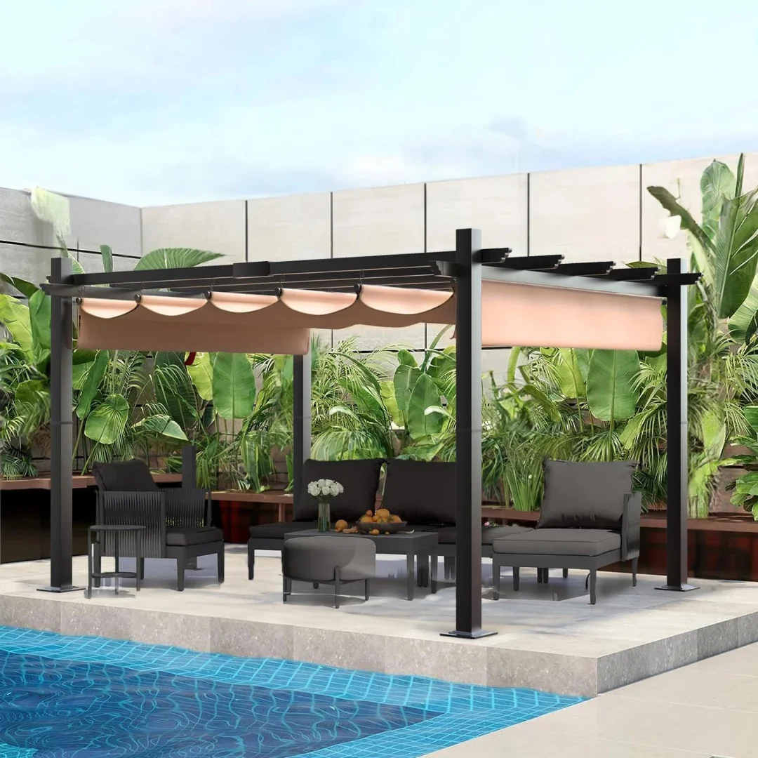 Functional and elegant custom made pergola.