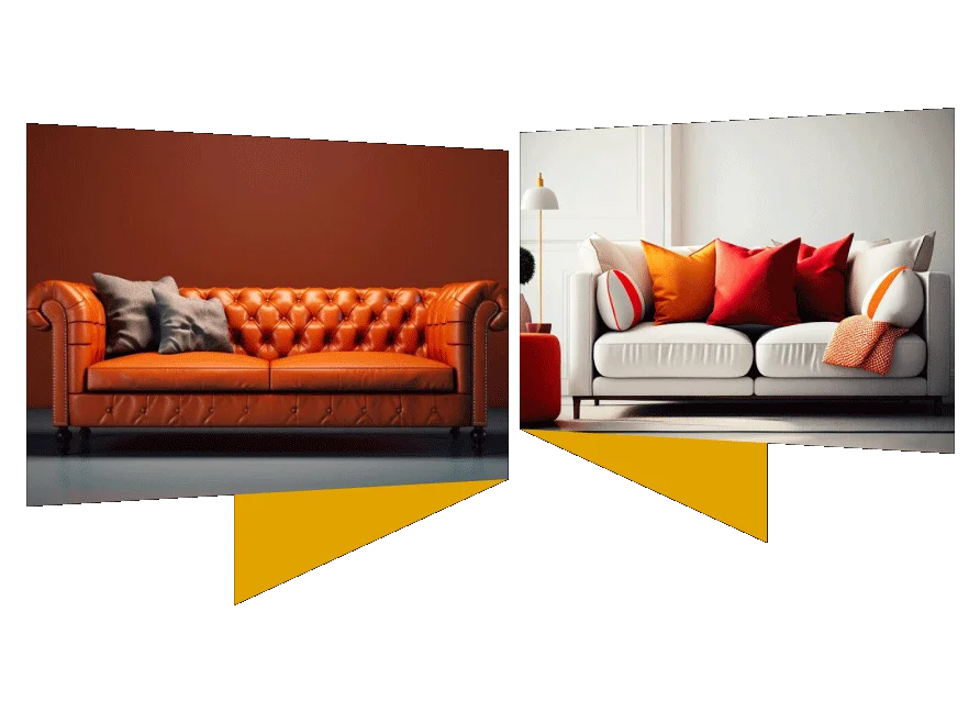 Custom-made sofa for your unique style.