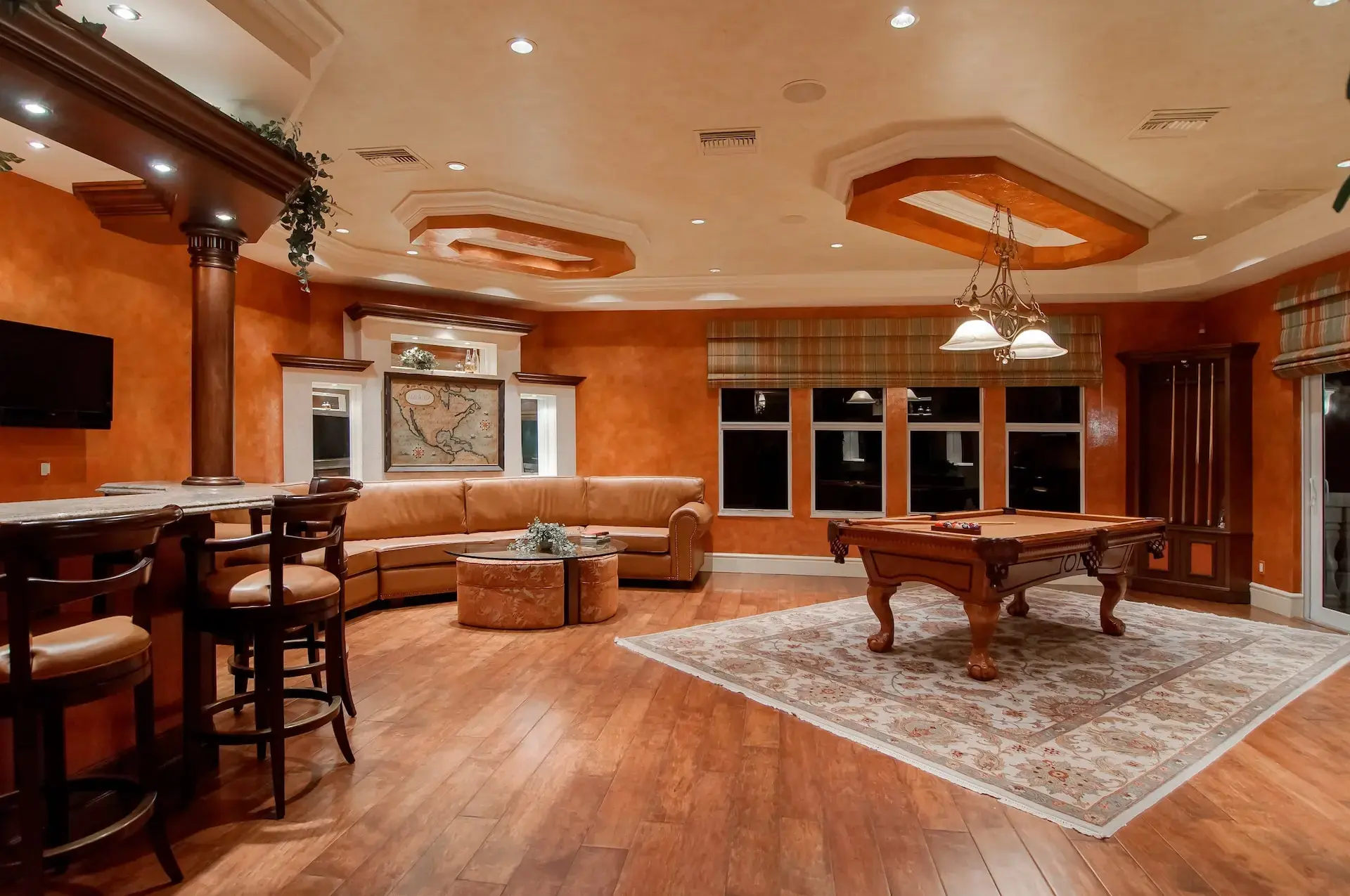 Cork flooring with visible texture