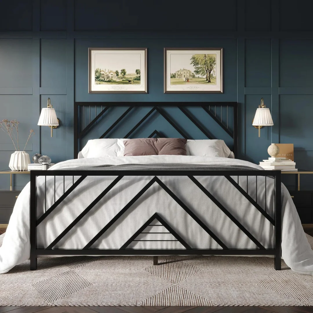 Create a cozy sleeping area with a Queen Size Bed.