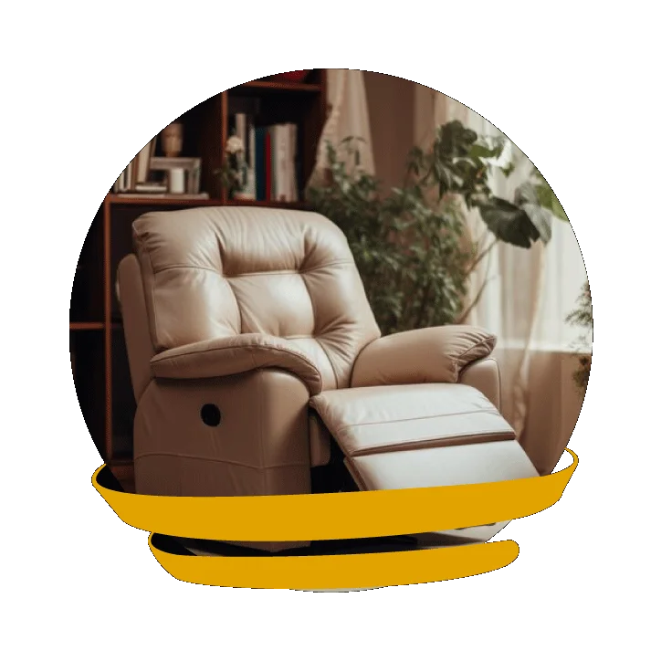 Elevate your living space with a recliner sofa.