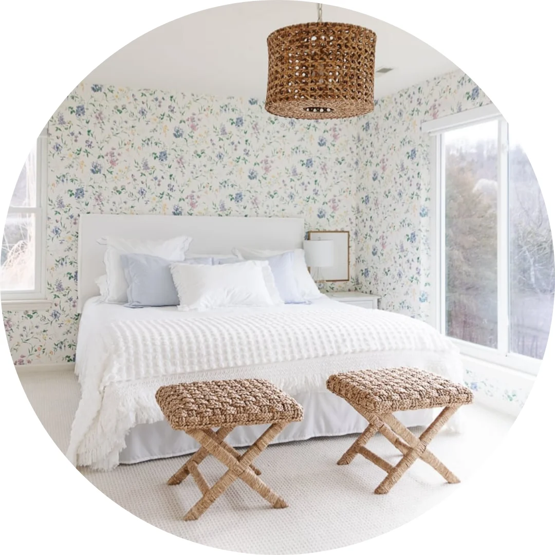 A family room made cozy with wall-to-wall carpeting.